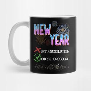 Funny New Year meme, Check horoscope Mug